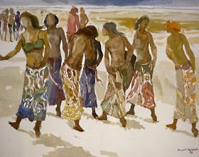 11-Khalil Ibrahim, East Coast Series (1995) SOLD Watercolour on Paper 29cm x 39cm