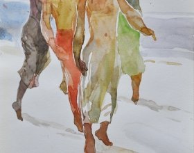 15-Khalil Ibrahim, East Coast Series (2005) SOLD Watercolour on Paper 19cm x 29cm