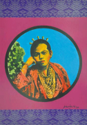 RM 14,300.00-SOLD Redza Piyadasa "Malay Woman" (2003) 47 x 33 cm RM 8,000 - 15,000