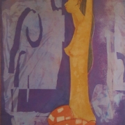 2-Early Morning, 1970 RM 10,450.00-SOLD | Batik | 90 x 60 cm