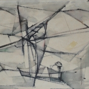 3-Fishing Net, 1963 RM 3,850.00-SOLD | Watercolour on paper | 34 x 49 cm