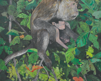 Shafurdin-HabibMonkey1997Oil-on-canvas121-x-91-cm-RM-3850