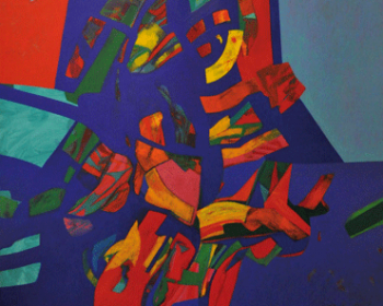 15-RM-30800.00-SOLD-Sharifah-Fatimah-Syed-Zubir-Dato-Reflection-VI-2006-Acrylic-on-canvas-130-x-120-cm