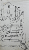 LOT 26 Khalil-Ibrahim-_South-of-France_-(1981)-Ink-on-Paper-24cm-x-41cm-RM-2,000---4,000