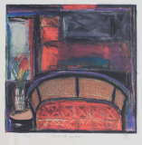 LOT 1 Tajuddin-Ismail,-Interior-With-Cane-Chair,-Print-124---150,-33-x-33cm-RM-1,000---1,800