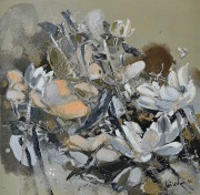 2-Dream. Silence, 2010 RM 3,360.00-SOLD | Mixed media on canvas | 61 x 61 cm