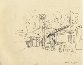 17-Kg. Besut, 1980 Pen & Ink on Paper | 20.2cm x 24.5cm