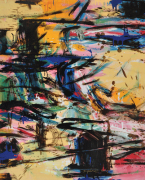 94-Suzlee-Ibrahim,-Siri-Chenang-Reflection-II,-2013,-Oil-and-acrylic-on-canvas,-Signed,-title-and-dated-on-verso.
