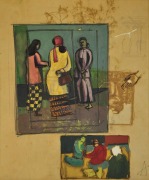 4-Untitled, Undated RM 10,080.00-SOLD | Mixed media on canvas | 26 x 21 cm