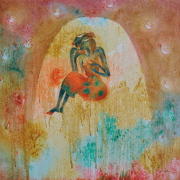 3-RM 11,000.00-SOLD Syed Tajuddin, The Couch of Love, 1997, 59 x 59cm, Oil on canvas