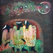 6-Auction IX Moon of Ramadhan, 1997 RM 44,000.00-SOLD | Oil on canvas | 127 x 127 cm