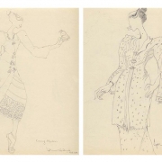 7-Auction IX Study of Kebaya Series (III & VI), 2011 RM 3,520.00-SOLD | Pencil on paper | 27 x 21 cm x 2 pieces