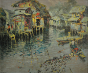 81-Tan-Peng-Hoi,-1968,-Oil-on-canvas,-48-x-58cm-