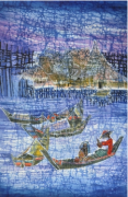 2-Day in Sea, 2009 RM 4,400.00-SOLD | Batik | 74 x 46 cm