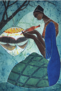 4-Birdcage, 2006 RM 7,700.00-SOLD | Batik | 76 x 48 cm