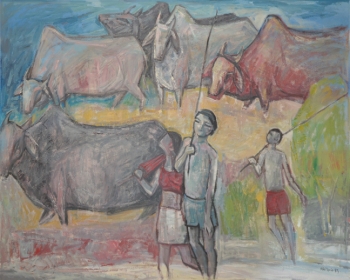 11-Shepherds-1993-RM-18700.00-SOLD-Oil-on-canvas-54-x-62-cm
