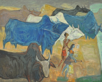 13-Shepherds-1991-RM-25300.00-SOLD-Oil-on-canvas-87.5-x-115-cm