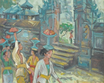 9-Going-to-the-Temple-1990s-RM-9350.00-SOLD-Oil-on-canvas-44.5-x-44.5-cm