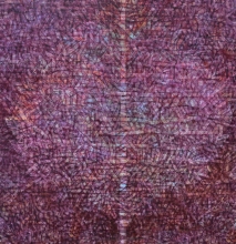 Nizar Kamal Ariffin (2012) Siri Pohon Beringin - Daerah 15, 217 x 217, Acrylic on Canvas