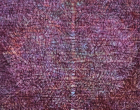 Nizar Kamal Ariffin (2012) Siri Pohon Beringin - Daerah 15, 217 x 217, Acrylic on Canvas