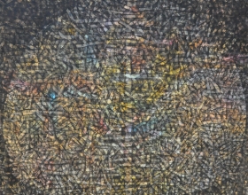 Nizar Kamal Ariffin (2012) Siri Pohon Beringin - Daerah 16, 132 x 132, Acrylic on Canvas
