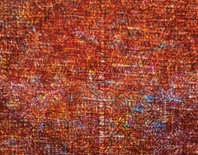 Nizar Kamal Ariffin (2012) Siri Pohon Beringin - Daerah 23 Acrylic on canvas 217 x 217 cm