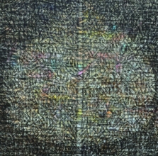 Nizar Kamal Ariffin (2012) Siri Pohon Beringin - Daerah 24, 132 x 132, Acrylic on Canvas SOLD