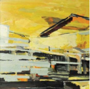 1-New Village VII, 2007 RM 5,500.00-SOLD | Oil on canvas | 61 x 61cm