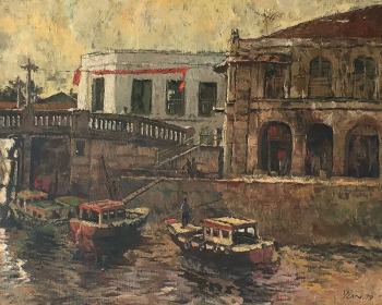 Lot-45-Wong-Yean-Yean-The-Go-Down-Oil-on-canvas-49.5-x-65-cm