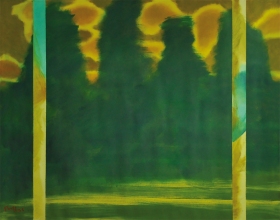 6-Khoo Sui Hoe, Passing By,2013, Oil on canvas, 90 x 115 cm, signed su hoe on lower left