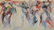 19-Siri Tari IV, 1991 RM 175,000.00-SOLD | Oil On Canvas | 122 x 183 cm