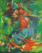 22-Siri Tari IV, 1990 RM 82,500.00-SOLD | Oil on canvas | 153 x 122 cm