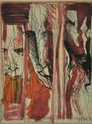 33-Topeng Sketch, 1992 RM 4,400.00-SOLD | Ink and colour on paper | 23 x 18 cm