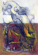 34-Topeng Sketch, 1996 RM 6,600.00-SOLD | Mixed media on paper | 40.5 x 28 cm