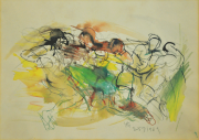 91-Yusof-Ghani,-Siri-Tari,-1998,-Watercolour-on-paper,-26-x-36cm-