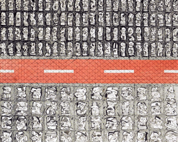 13-RM-38080.00-SOLD-Zulkifli-Yusoff-Waiting-for-Minister-1997-152cm-x-152cm-Acrylic-on-canvas-RM-28000